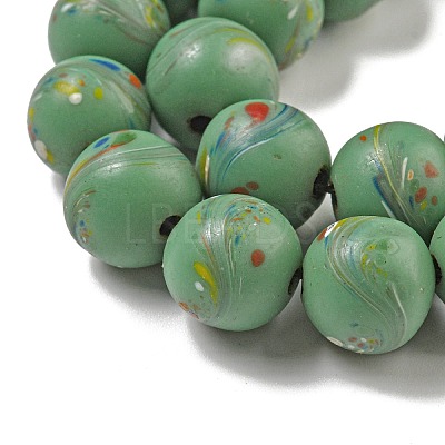 Handmade Lampwork Beads Strands BLOW-D006-07-1