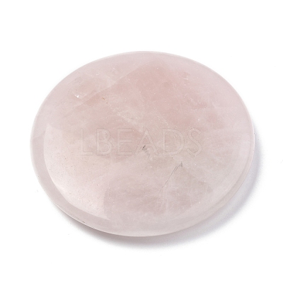 Chakras Themed Natural Rose Quartz Cabochons G-P001-22B-1