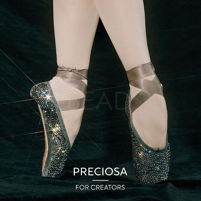 Preciosa&reg Crystal Hotfix Flatback Stones Y-PRC-HSS16-40010-200-1