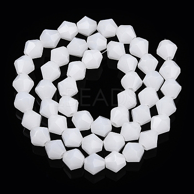 Imitation Jade Glass Beads Strands EGLA-A039-J6mm-D06-1