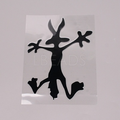Waterproof PET Personality Wolf Car Stickers DIY-WH0258--05A-01-1