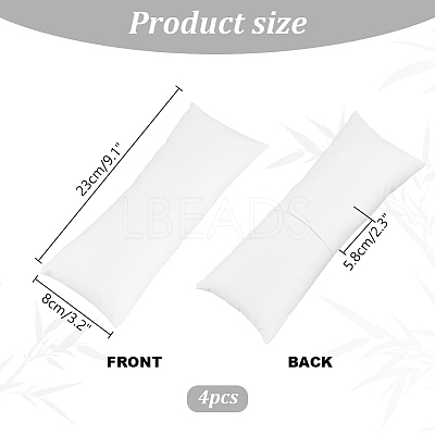 PU Leather Jewelry Pillow for Bracelet Display DIY-WH0170-41A-1