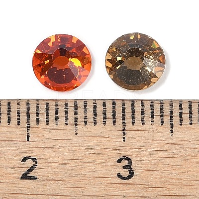 Glass Flat Back Rhinestone RGLA-C002-SS34-M-1