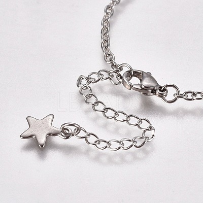 304 Stainless Steel Bracelet Making STAS-WH0014-23P-1