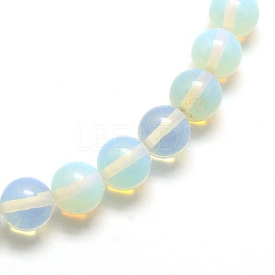 Opal Round Beads Strands G-O047-08-4mm-1