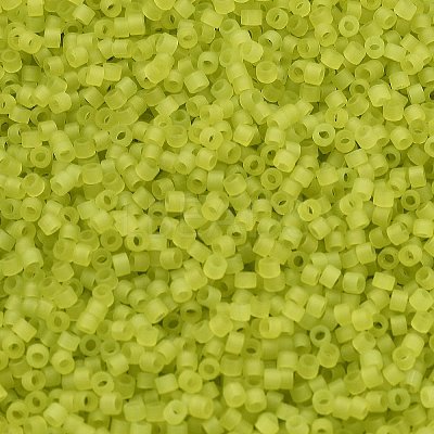 Frosted Colours Glass Seed Beads SEED-H003-06E-1