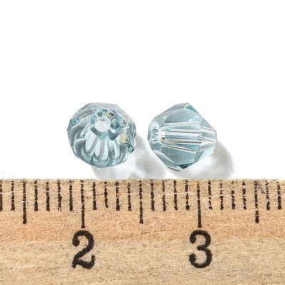 Transparent Imitation Austrian Crystal K9 Glass Beads GLAA-L048-01-1