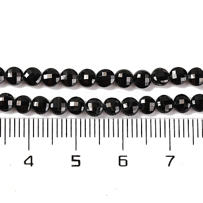 Natural Black Spinel Beads Strands G-F770-B01-01-1