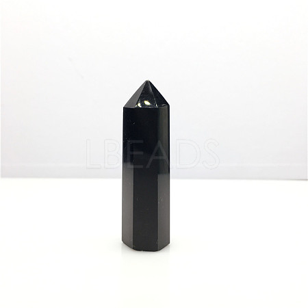 Point Tower Natural Obsidian Home Display Decoration PW23030659253-1