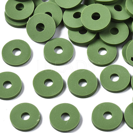 Handmade Polymer Clay Beads CLAY-Q251-8.0mm-B43-1