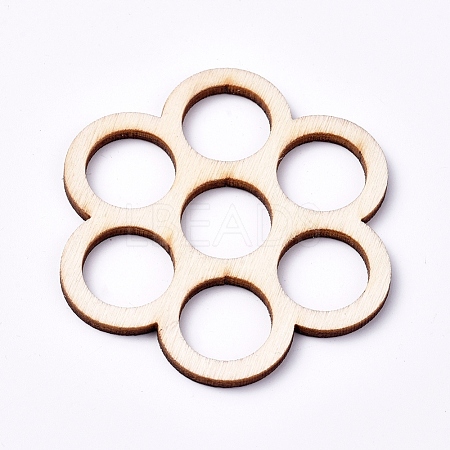 Wood Cabochons X-WOOD-TAC0003-35-1