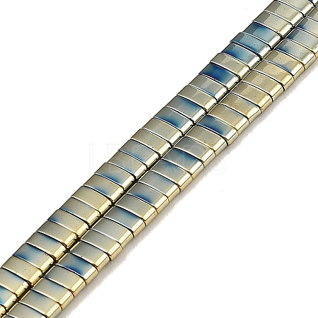 Electroplated Non-magnetic Synthetic Hematite Beads Strands G-G089-A02-18-1