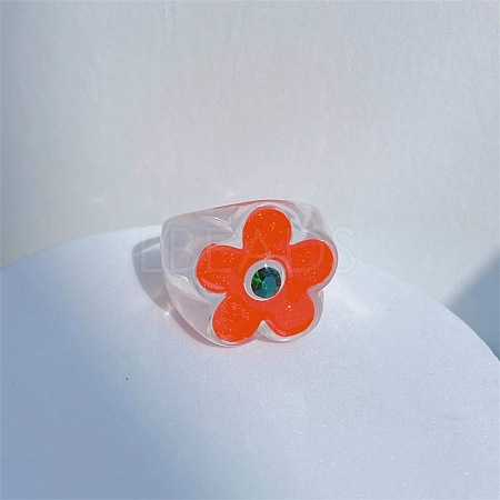 Resin Finger Rings for Women FS-WG0F165-03-1