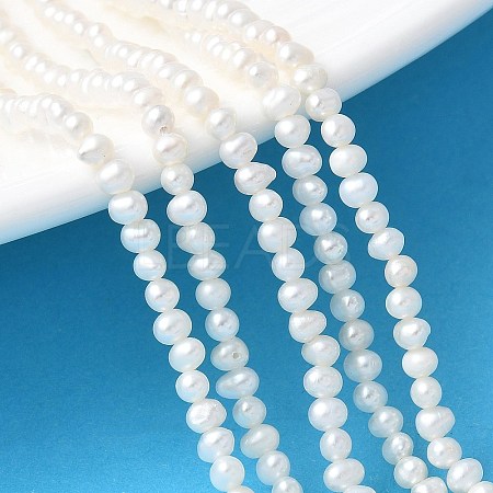Natural Cultured Freshwater Pearl Beads Strands PEAR-I007-07G-01A-1
