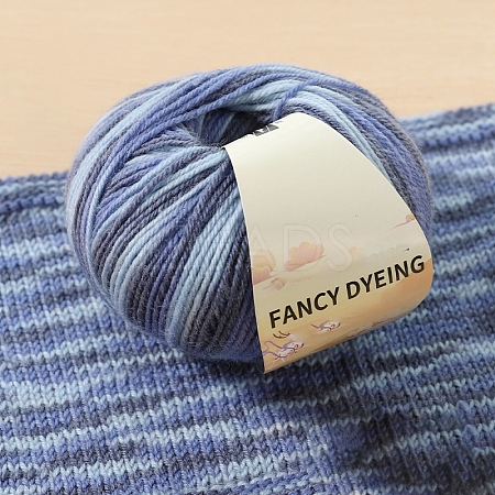 Wool Rainbow Segment Dyed Knitting Yarn PW-WGBB63E-13-1