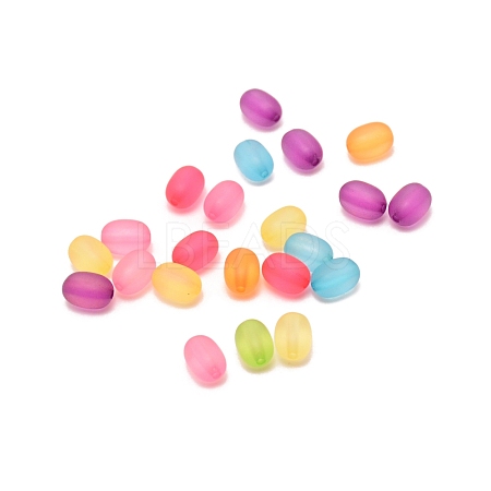 Transparent Acrylic Beads FACR-WH0001-02-1