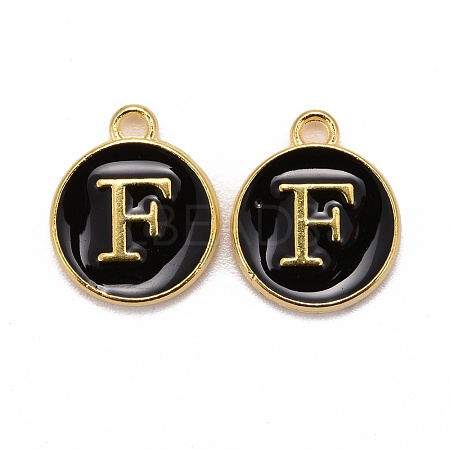 Golden Plated Alloy Charms ENAM-S118-02F-1