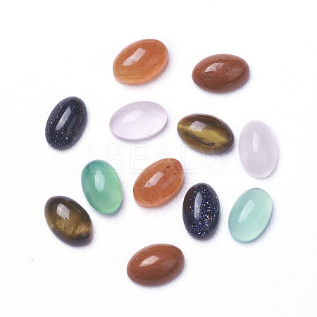 Natural & Synthetic Mixed Stone Cabochons G-F605E-A-1