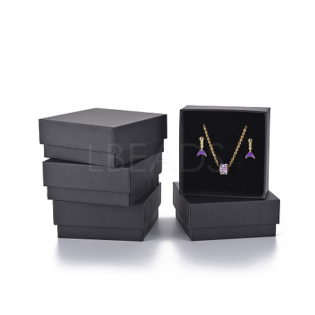 Cardboard Jewelry Set Box CBOX-S018-10B-1