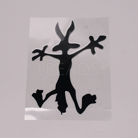 Waterproof PET Personality Wolf Car Stickers DIY-WH0258--05A-01-1