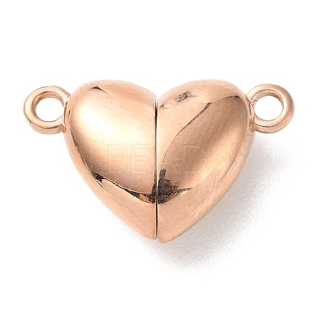 Ion Plating(IP) 316 Surgical Stainless Steel Magnetic Clasps Hand Polished STAS-C076-02RG-1