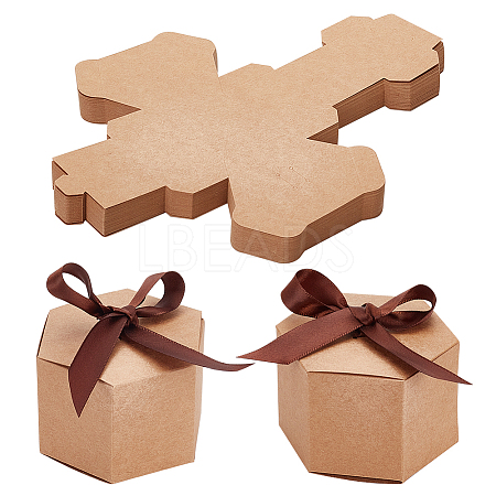 Brown Paper Gift Boxes CON-WH0084-46-1