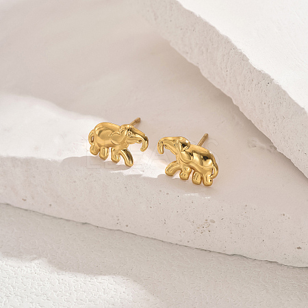 Brass Stud Earrings JI6937-3-1
