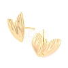 Rack Plating Brass Stud Earring Findings KK-M261-43G-2