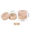 Wood Ring Box OBOX-WH0009-007-2