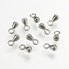 925 Sterling Silver End Pieces X-STER-K037-029A-1