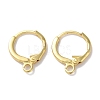 Rack Plating Brass Hoop Earring Settings KK-F090-14G-1