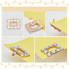 WADORN 2Pcs Alloy & Glass Shoe Buckle Clips AJEW-WR0002-33-4