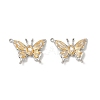 304 Stainless Steel Rhinestone Pendants STAS-T068-65GP-1