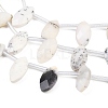 Natural White African Opal Beads Strands G-P607-A02-01-4