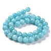 Natural Mashan Jade Round Beads Strands X-G-D263-8mm-XS28-4