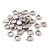 Tarnish Resistant 304 Stainless Steel Pendant Cabochon Settings STAS-K202-03C-P-5