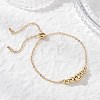 Brass Cable Chains Slider Bracelets BJEW-JB12813-02-1