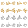 HOBBIESAY 20Pcs 2 Color Brass Charms KK-HY0001-42-1