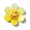 Acrylic Big Pendants with Glitter Powder MACR-M023-03A-1