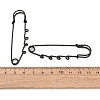 304 Stainless Steel Safety Pins Brooch Findings STAS-C181-01F-B-2