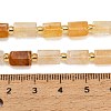 Natural Yellow Hematoid Quartz/Golden Healer Quartz Beads Strands GG-CBA5B6F-E03-01-4