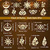 20Pcs 10 Style Ion Plating(IP) 201 & 304  Stainless Steel Pendants STAS-SC0004-74-2