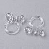 Plastic Clip-on Earring Findings KY-K012-05-2