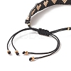 Handmade Japanese Seed Heart Braided Bead Bracelets BJEW-MZ00015-3
