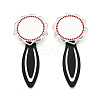 Alloy & Iron Bookmark Cabochon Settings PALLOY-N184-10S-1
