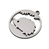 201 Stainless Steel Pendants STAS-Z155-07P-2