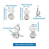 20Pcs 2 Styles Silicone Ear Nuts FIND-TA0001-47B-7