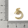 Real 18K Gold Plated Brass Pave Cubic Zirconia Pendants KK-M283-01B-01-3