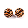 Halloween wood beads WOOD-S064-01A-2