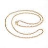 304 Stainless Steel Cable Chain Necklaces NJEW-P170-02G-09-1